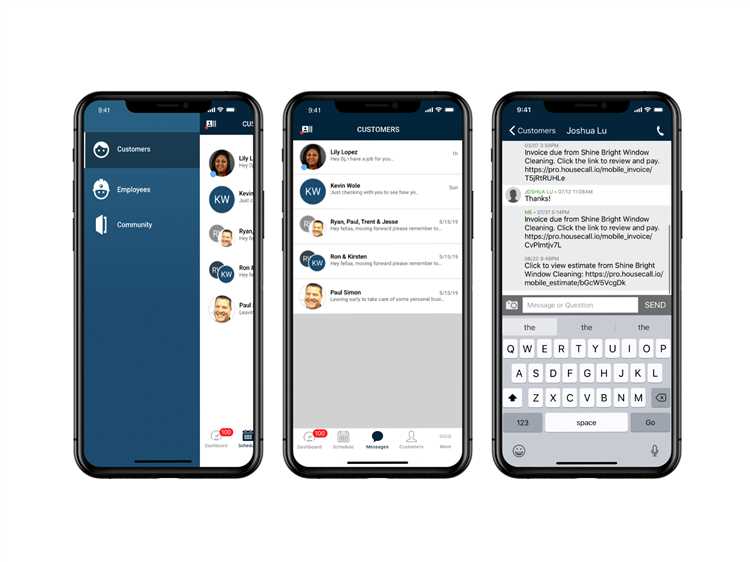Stay connected with your team and customers