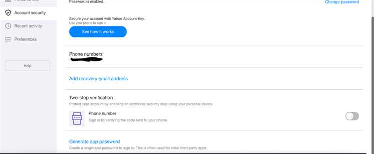 Using two-step verification